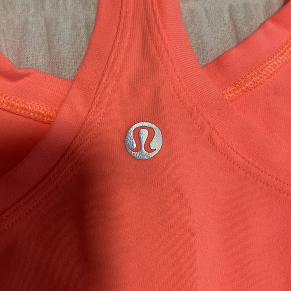 Bright Coral Lululemon Cool Racer Back - Picture 3 of 3